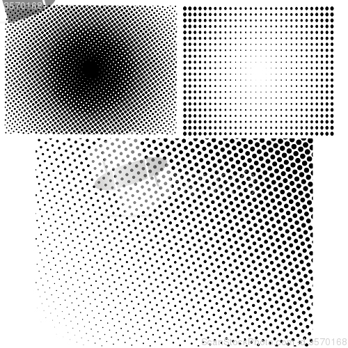 Image of Set of  Halftone Dots.