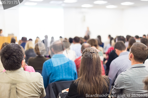 Image of Audience in the lecture hall.