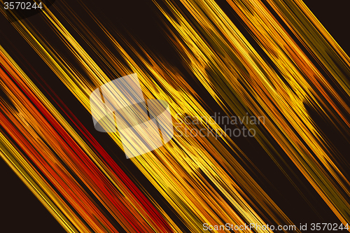 Image of Fractal image: glowing colored stripes and lines.