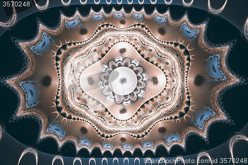 Image of Fractal image : beautiful pattern on a dark background.