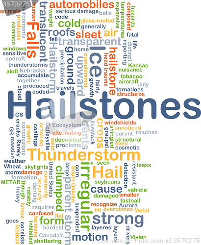 Image of Hailstones background concept