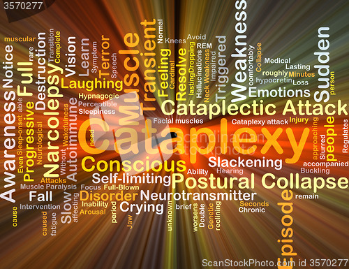 Image of Cataplexy background concept glowing