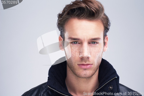 Image of handsome young man portrait