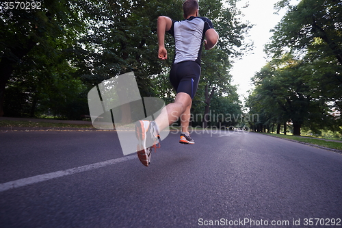 Image of man jogging