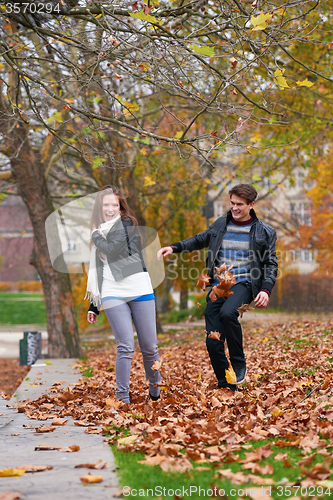 Image of autumn couple