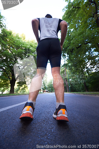 Image of man jogging