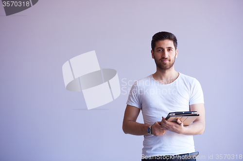 Image of student working on tablet