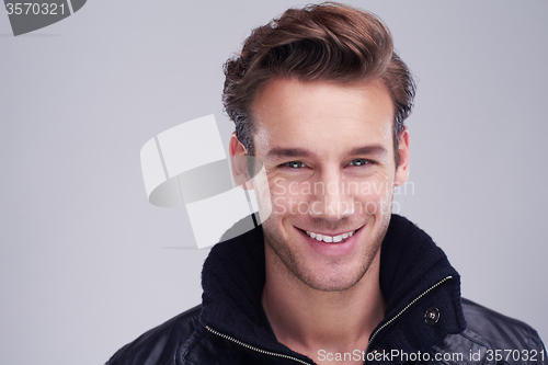 Image of handsome young man portrait
