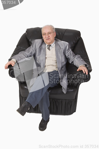 Image of Senior in an armchair