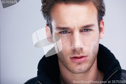 Image of handsome young man portrait