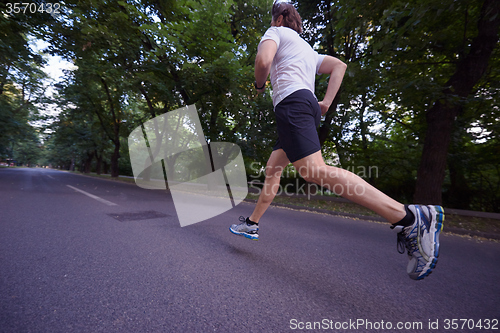 Image of man jogging