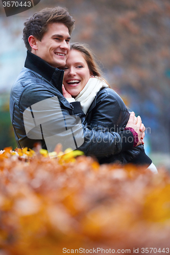 Image of autumn couple