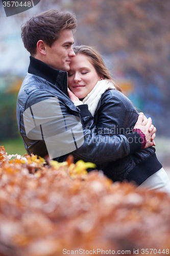 Image of autumn couple