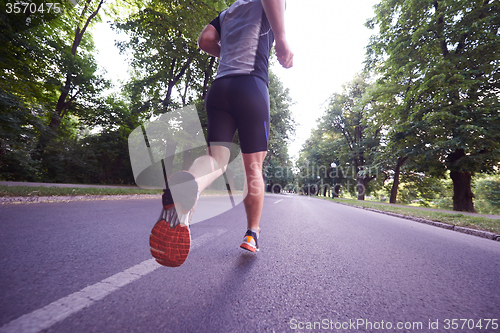 Image of man jogging