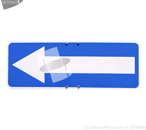 Image of Direction arrow sign