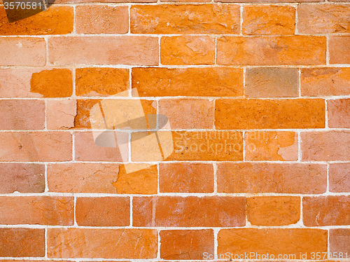 Image of Retro look Red bricks background