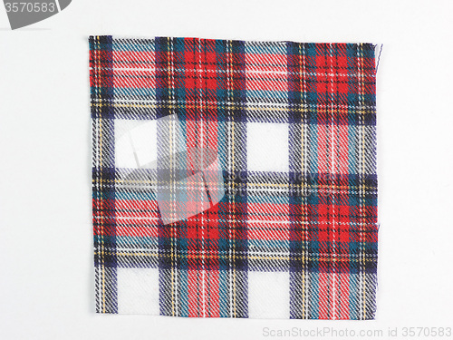 Image of Tartan fabric sample