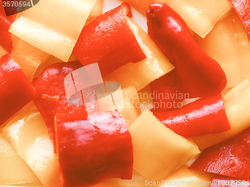 Image of Retro looking Peppers