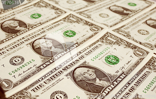 Image of Retro look Dollar notes 1 Dollar