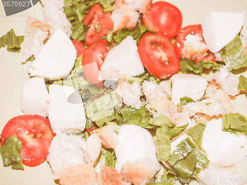 Image of Retro looking Tomato salad