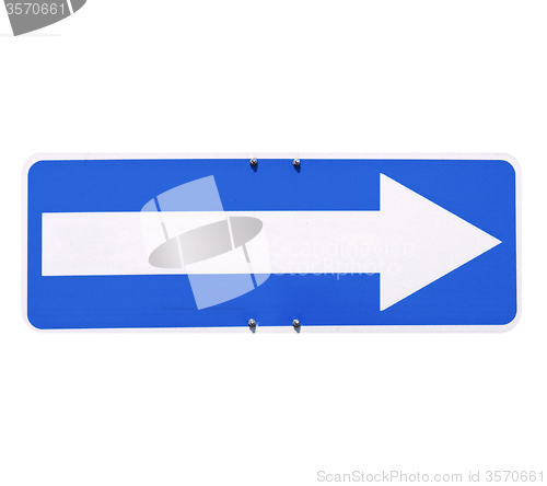 Image of Direction arrow sign