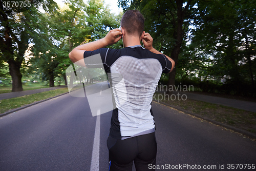 Image of man jogging