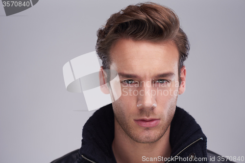 Image of handsome young man portrait
