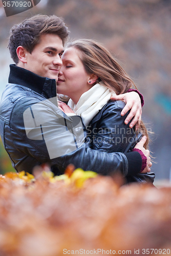 Image of autumn couple