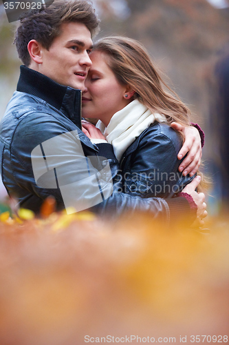 Image of autumn couple