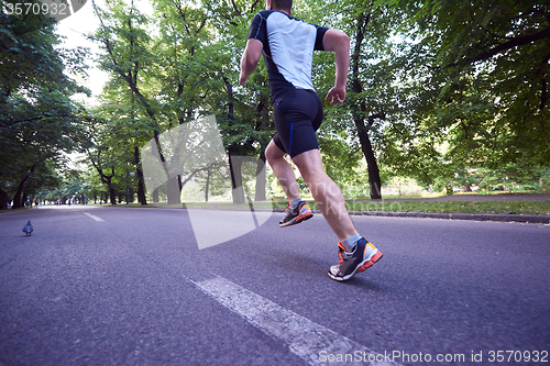 Image of man jogging