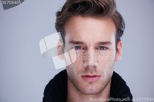 Image of handsome young man portrait