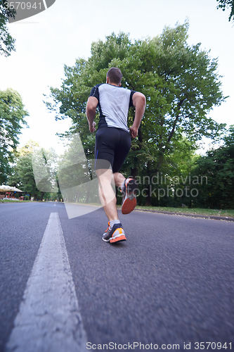 Image of man jogging