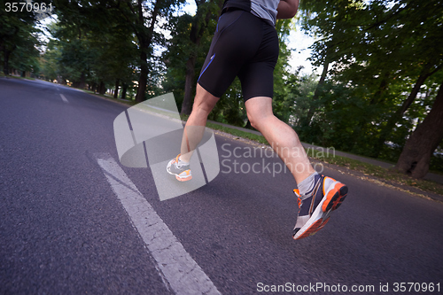 Image of man jogging