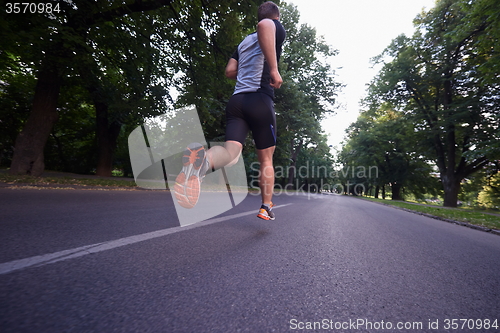 Image of man jogging