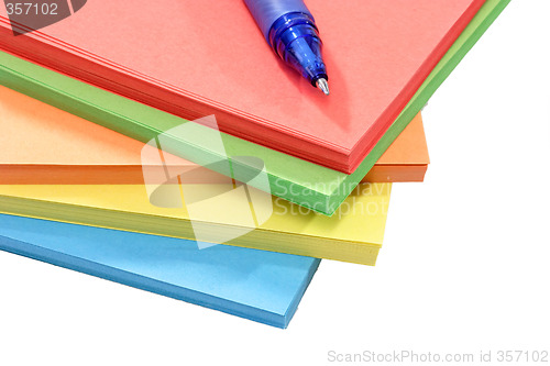 Image of Paper with Pen