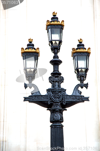 Image of   in the wall of london lantern and abstract illumination