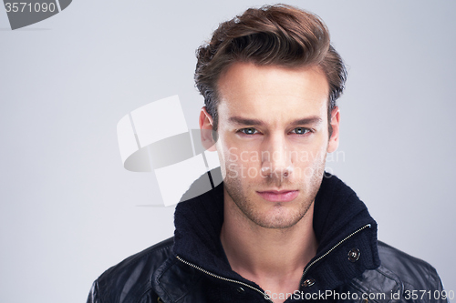 Image of handsome young man portrait