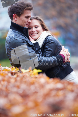 Image of autumn couple