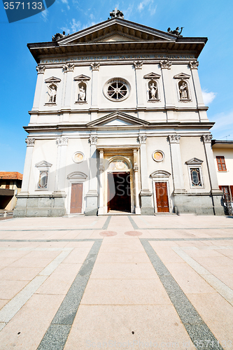 Image of monument old   in italy europe     and sunlight