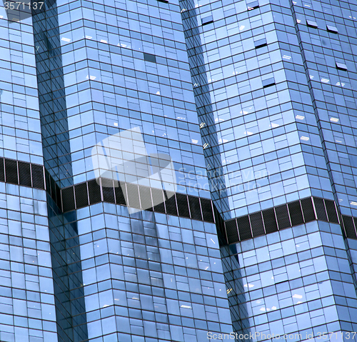 Image of reflex of some gray palace in a centre  bangkok thailand