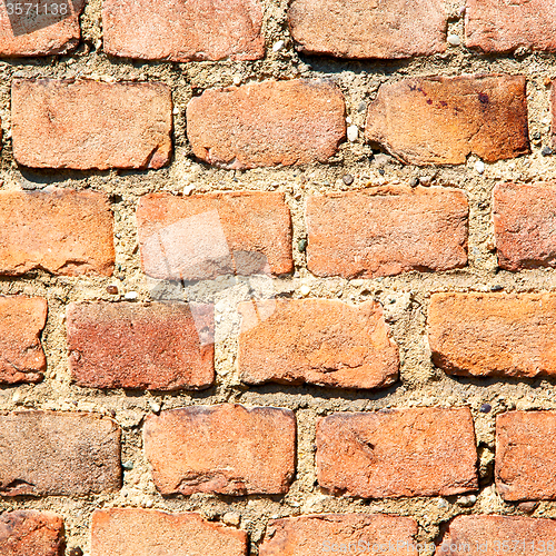 Image of brick in  italy old wall and texture material the background