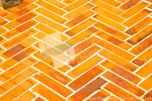 Image of brick in  italy old   material the background