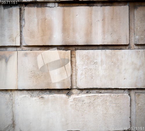 Image of brick in london   the    abstract    texture of a ancien wall an