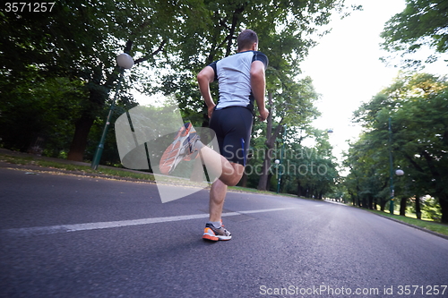 Image of man jogging