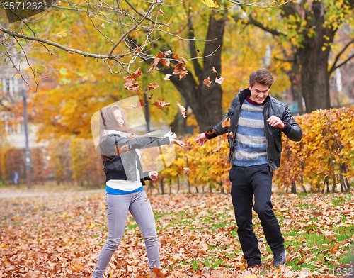 Image of autumn couple