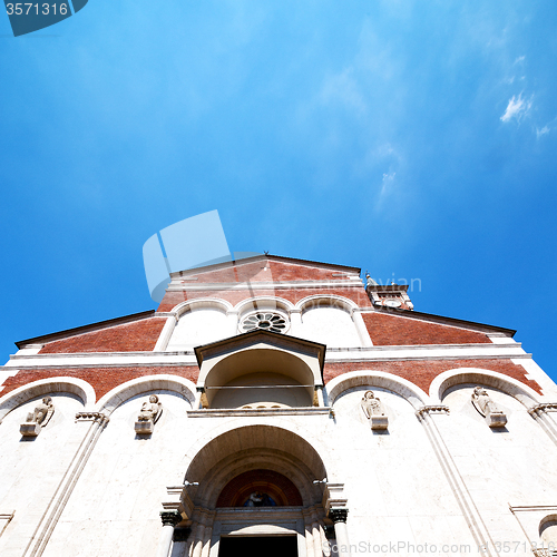 Image of  exterior old architecture in italy europe milan religion       