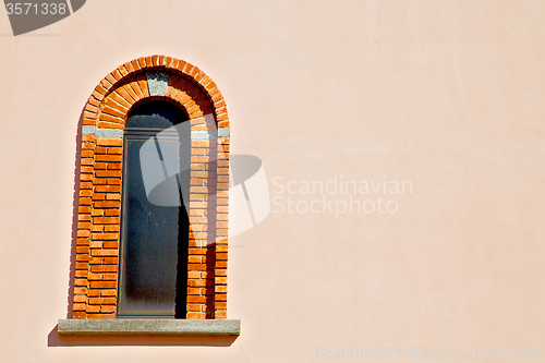 Image of in europe italy milan old architecture  wall