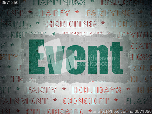 Image of Entertainment, concept: Event on Digital Paper background
