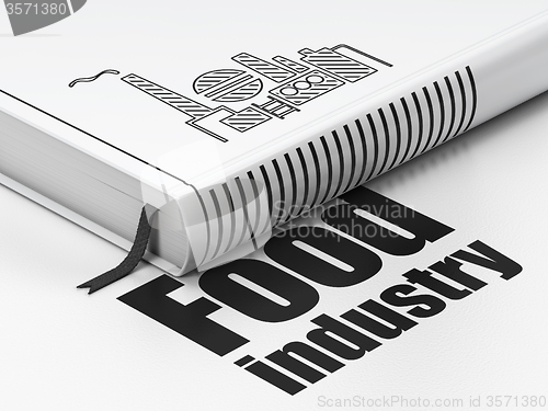 Image of Manufacuring concept: book Oil And Gas Indusry, Food Industry on white background