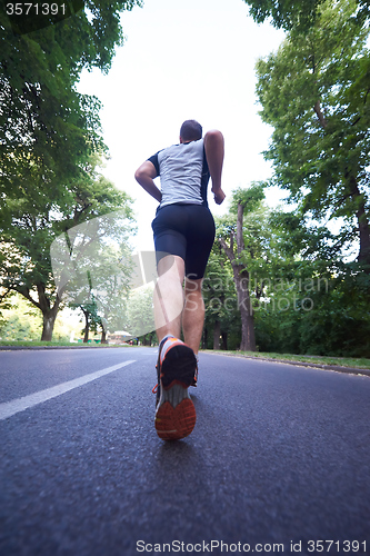 Image of man jogging